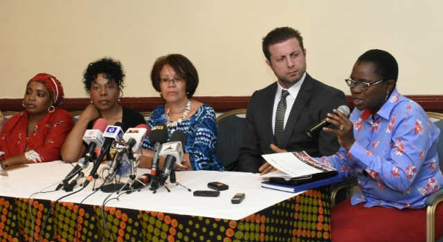 L-R: UNFPA Representative, Dr Rabitu Sageer; Jacqueline Dunkley-Bent, Professor of Midwifery, NHS England; Frances Day-Stirk, President, International Confederation of Midwife; Stephen Sobhani CEO, Wellbeing Foundation Africa; and Mrs Margaret Akinsola, President of NANNM-Midwifery during the Inaugural Global Midwifery Conference in Nigeria