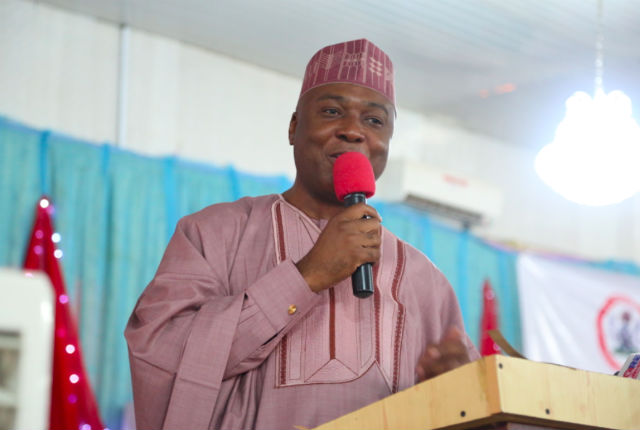 AskSaraki Town Hall 5 Senate President Bukola Saraki Addressing constituents at AskSaraki Town Hall