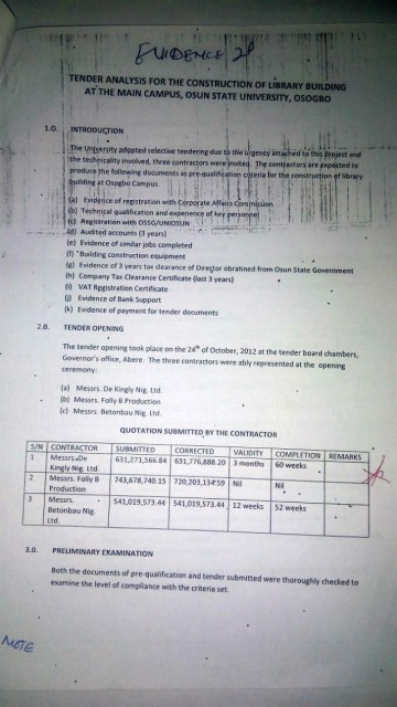 Bidding Process