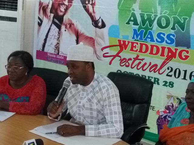 Femi Adebayo Addresses The Public At The Awon Mass Wedding Festival 2016 5 Femi Adebayo Addresses The Public At The Awon Mass Wedding Festival 2016