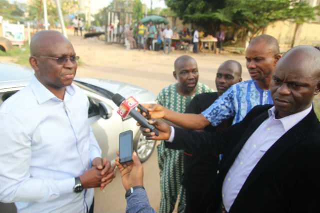 Governor Ayodele Fayose visits Chief Femi Fani-Kayode in EFCC Abuja Office