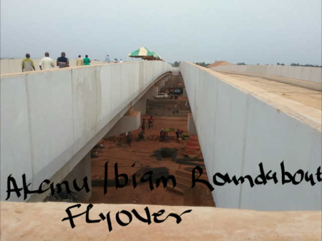 Ebonyi State Road Project Akanu Ibiamu Roundabout Flyover 2016 12 11 10