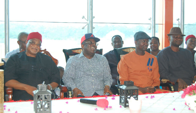 Governor David Umahi of Ebonyi State with other dignatories
