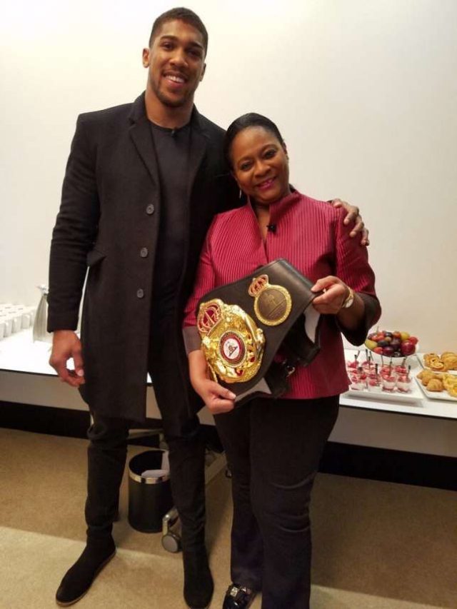 Anthony Joshua and Arunma Oteh