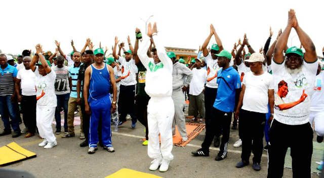 Osun State Governor Ogbeni Rauf Aregbesola Walks With Thousands Of People To Mark 60th Birthday image3