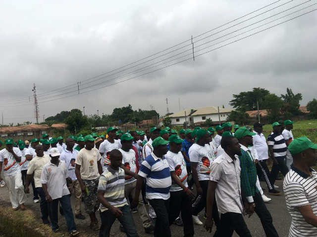 Osun State Governor Ogbeni Rauf Aregbesola Walks With Thousands Of People To Mark 60th Birthday image5