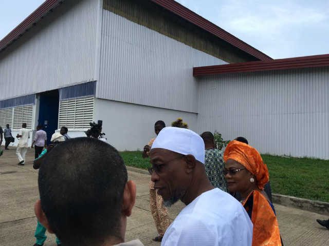 Making Ede Cocoa Industry Work 15 Years After 16 Ede Cocoa Industry Governor Rauf Aregbesola and wife on inspection tour 1