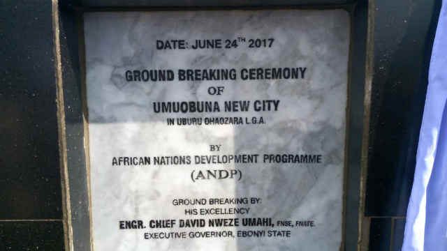 Ground Breaking Ceremony of Umuobuna New City by ANDP in Ebonyi State 20170625 WA0005