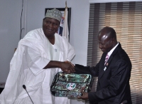 NCAC Boss Olusegun Runsewe and EFCC Boss Ibrahim Magu