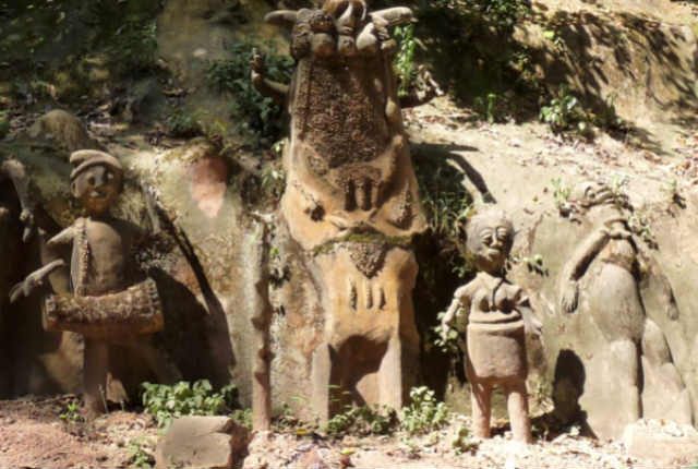 Osun Osogbo Sacred Grove in Osun State of Nigeria