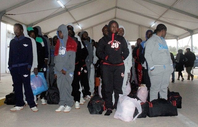 African Immigrants await Deportation from Libya