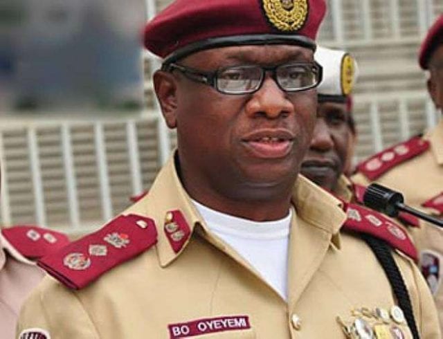 FRSC Chief Boboye Oyeyemi