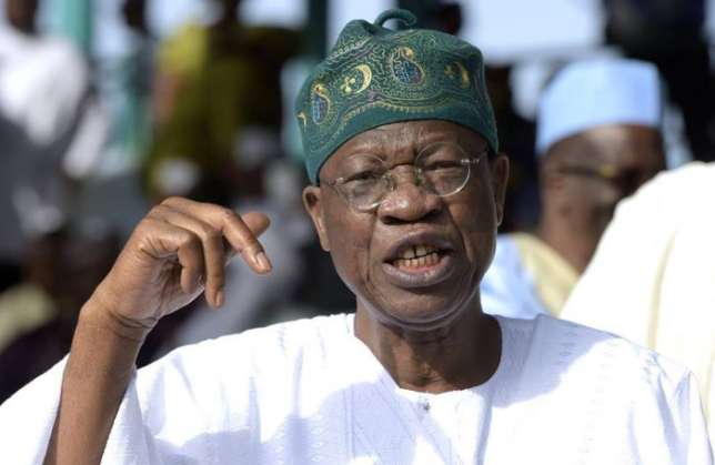 Minister of Information and Culture, Alhaji Lai Mohammed