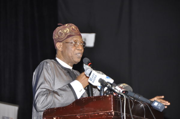 Minister of Information and Culture, Alhaji Lai Mohammed