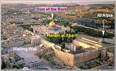 Mount Haram al Sharif Temple in Jerusalem