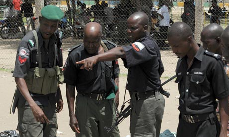 Nigerian police arrest a suspect in Bayelsa