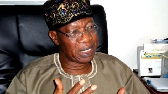 Nigerias Minister of Information and Culture Alhaji Lai Mohammed