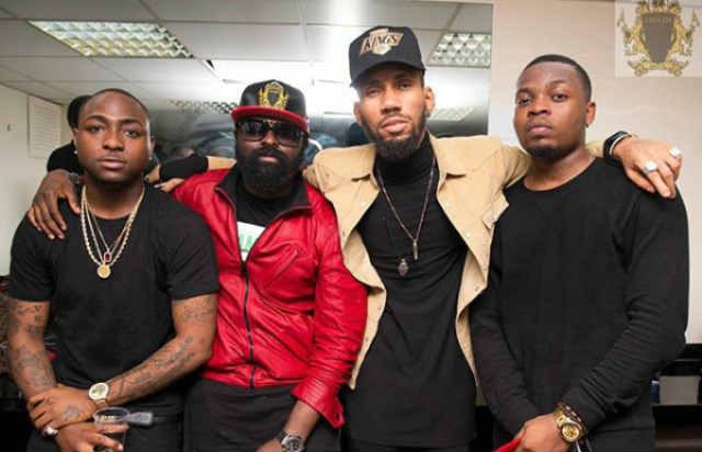 Olamide Davido Others at YBNL Concert In London