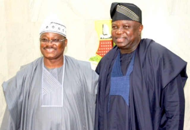 Oyo State Governor Abiola Ajimobi and Lagos State Governor Akinwumi Ambode