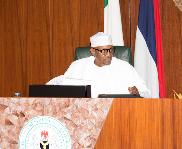 President Muhammadu Buhari Presides Over One of the FEC Meetings