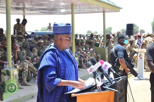 Shettima speaks at Sambisa event