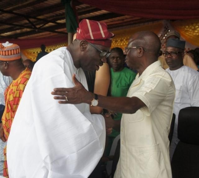 Edo State Governor Godwin Obaseki and Ex-Governor Adams Oshiomhole