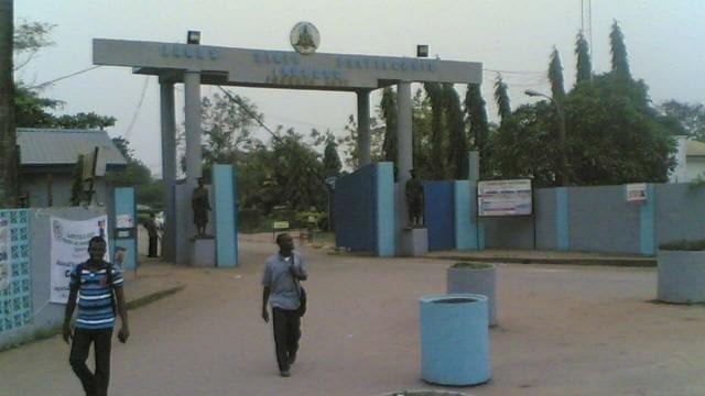 Front Gate of Lagos State Polytechnic (LASPOTECHH), Lagos, Nigeria