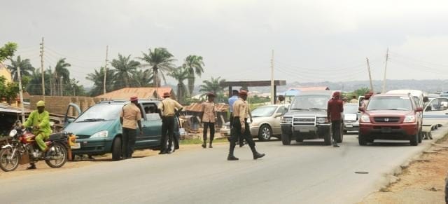 Nigeria's Federal Road Safety Corps (FRSC) Officials in Action
