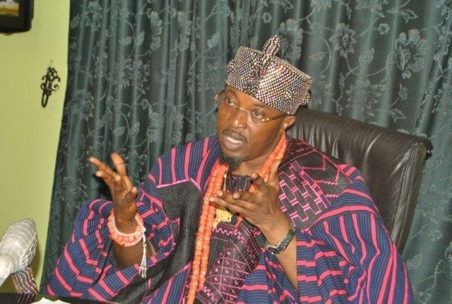 Oluwo of Iwo kingdom, Osun state, Oba (Dr.) AbdulRasheed Adewale Akanbi Ilufemiloye, Telu 1