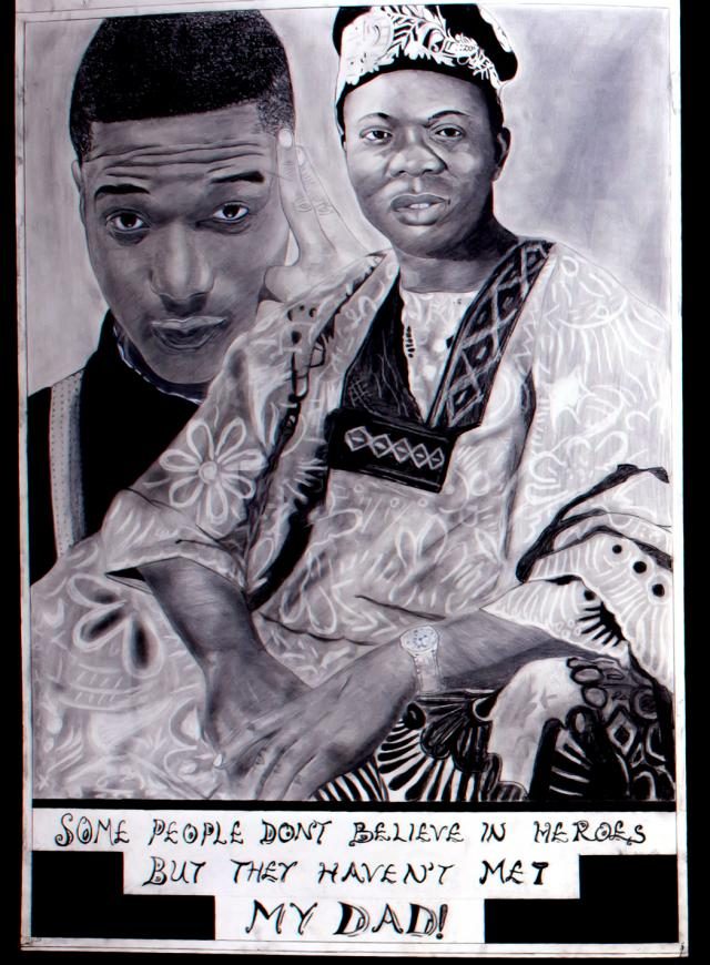 Wizkid Dad Portrait