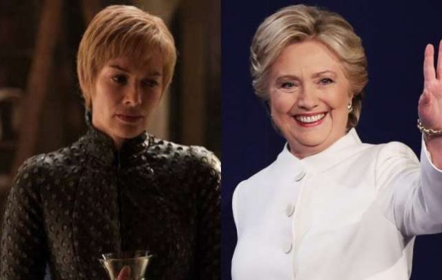 Cersei Lannister Hillary Clinton