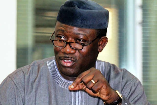 Ex-Governor of Ekiti State and Minister of Solid Minerals Dr Kayode Fayemi