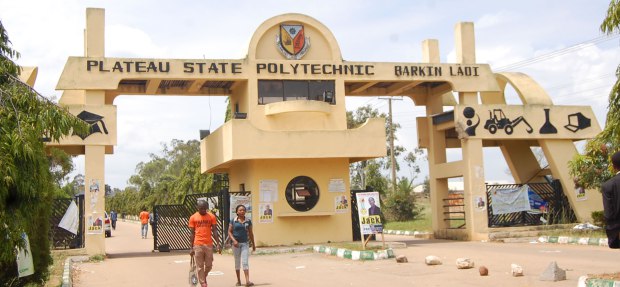 Students Reject Plapoly'S Jamb Pin Levy 1 Main Gate (Entrance) of Plateau State Polytechnic, Barkin Ladi