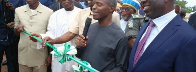 Vice President, Prof. Yemi Osinbajo commisions 60,000 Metric Tonnes Fertilizer Plant in Edo State