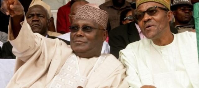 Alhaji Atiku Abubakar and President Muhammadu Buhari