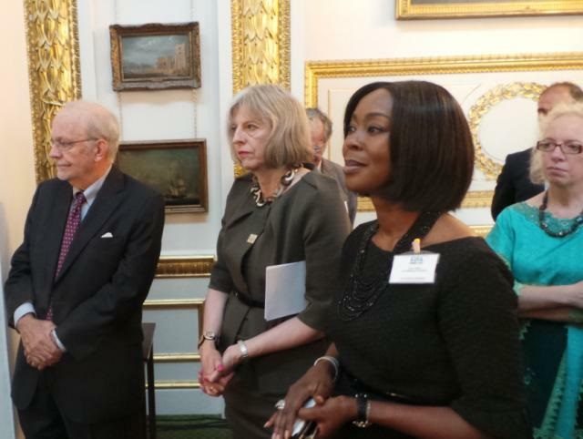 Founder-President of the WBFA, H.E Mrs Toyin Ojora Saraki and other Partcipants at the first Girl Summit 2014 in the UK - GED