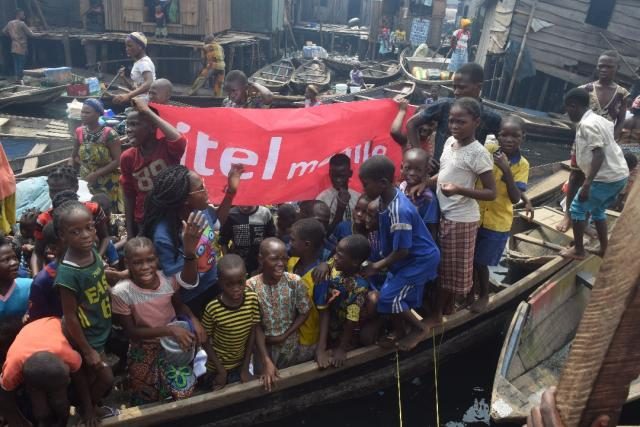 itel mobile empowered Makoko Community