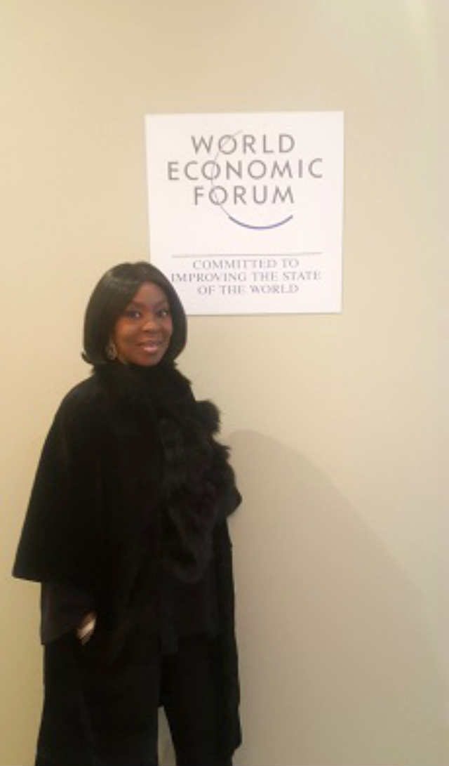 H.E Mrs Saraki at WEF