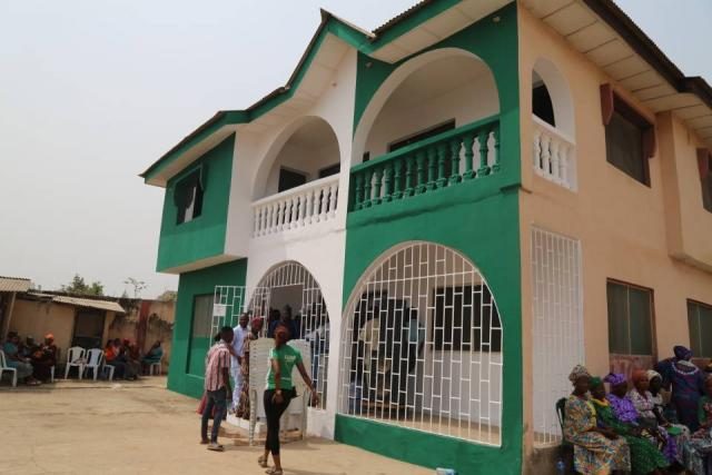 Hon Ladi's constituency office, Oba Erinwole Road, Sagamu