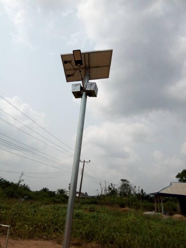 Constituency Project - Solar-powered Street Lights in Ogun-Waterside, Ogun State, Nigeria