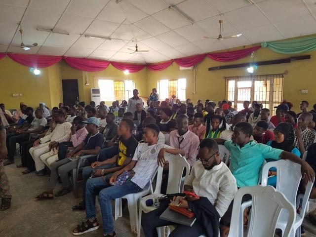 Cross section of the audience