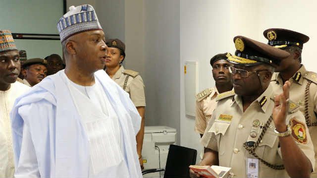 Nigeria's Senate President Bukola Saraki tasks Immigration Boss on Availability of Passport Booklets