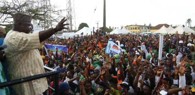 Hon Ladi Adebutu addresses party faithfuls in Ijebu North East Local government, says welfarism remains the centerpiece of his 2019 agenda