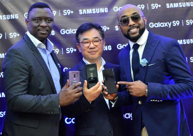 Public of Samsung Galaxy S9 and S9+ by Mr. Olumide Ojo, Mr. John Park and Mr. Bankole Wellington (Banky W)