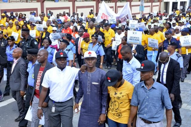 RedAce, Ambode, Others walk to end Sexual, Domestic Violence