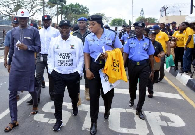 RedAce Staff alongside Governor Ambode, Others walk to end Sexual, Domestic Violence 3 RedAce The With CP, Dolapo Badmus during the walk