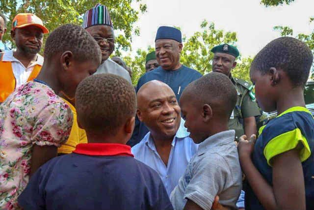 Children's Day 2018 - Senate President Bukola Saraki at the Abagena IDP Camp in Benue State