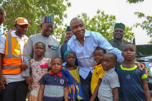 Children's Day 2018 - Senate President Bukola Saraki at the Abagena IDP Camp in Benue State