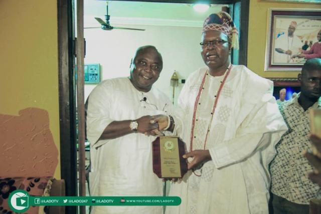 Hon Ladi Adebutu being recognised by the community