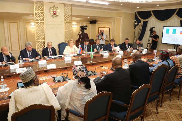 Senator Bukola Saraki meeting with the Russian Parliament's Upper Chamber Leaders 4